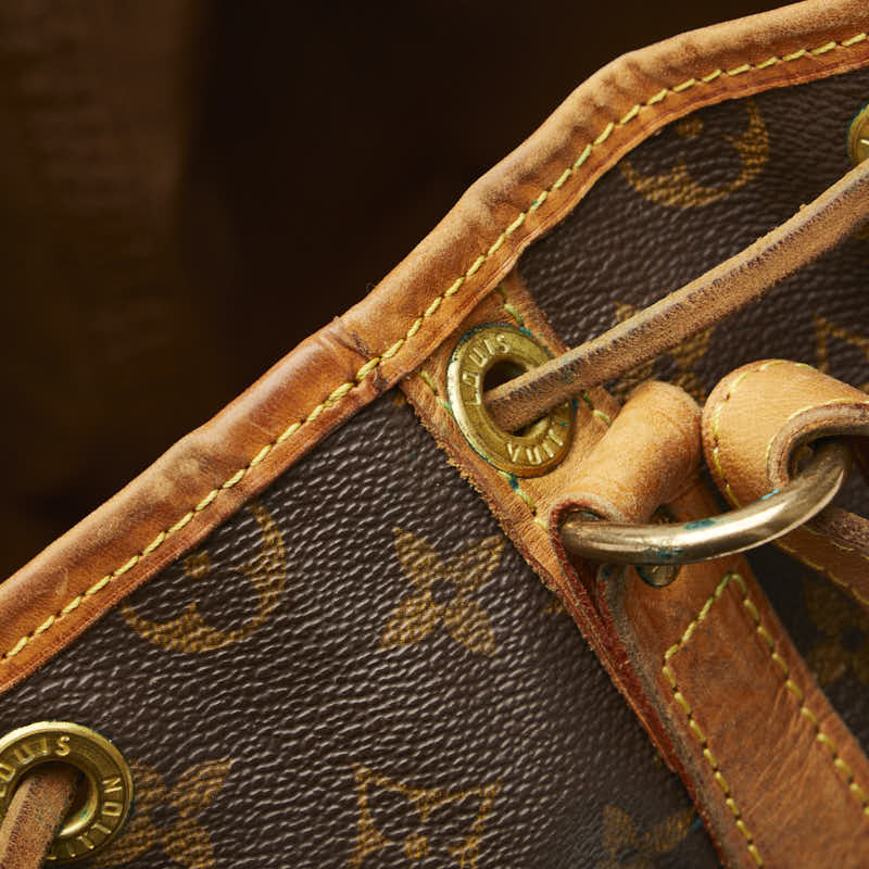 Louis Vuitton Monogram Noe Shoulder Bag M42224 Brown