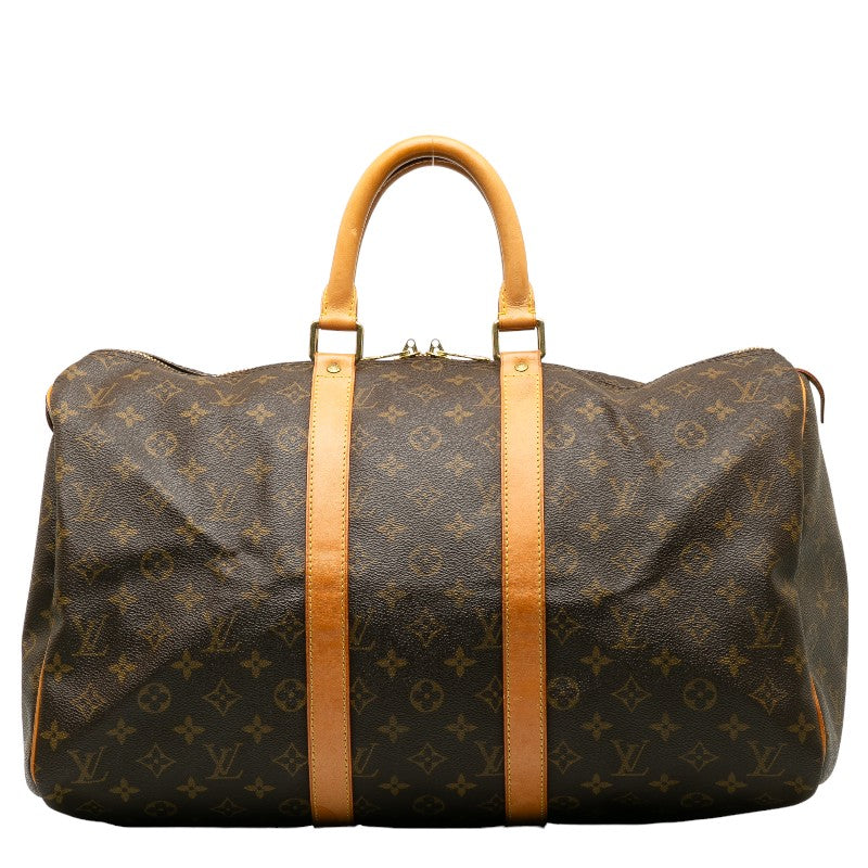 Louis Vuitton Monogram Keepall 45 Handbag Boston Bag M41428