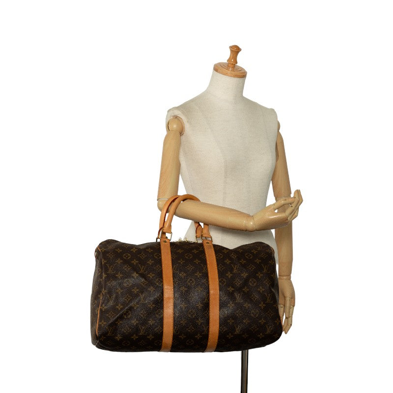 Louis Vuitton Monogram Keepall 45 Handbag Boston Bag M41428