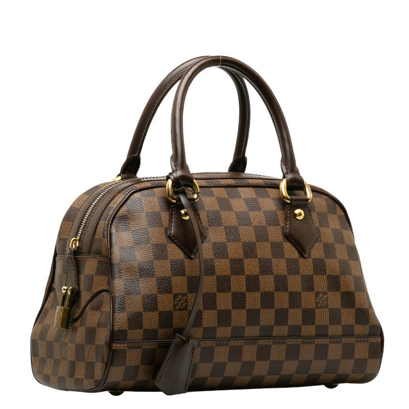 Louis Vuitton Damier Duomo Handbag Boston Bag N60008 Brown