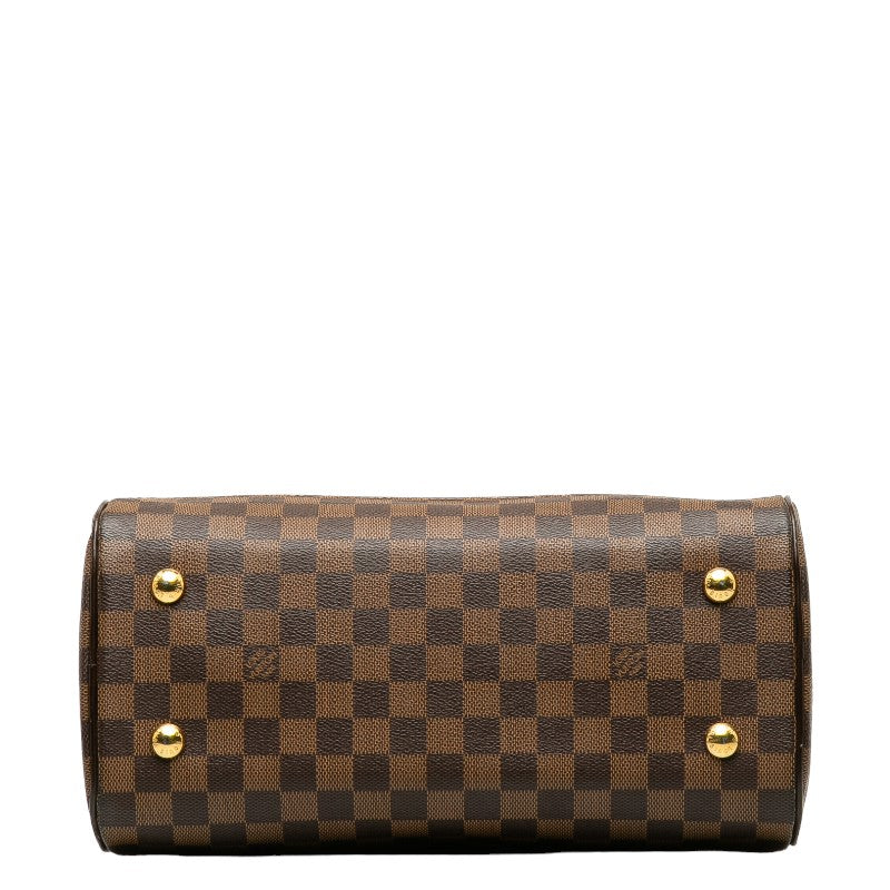 Louis Vuitton Damier Duomo Handbag Boston Bag N60008 Brown