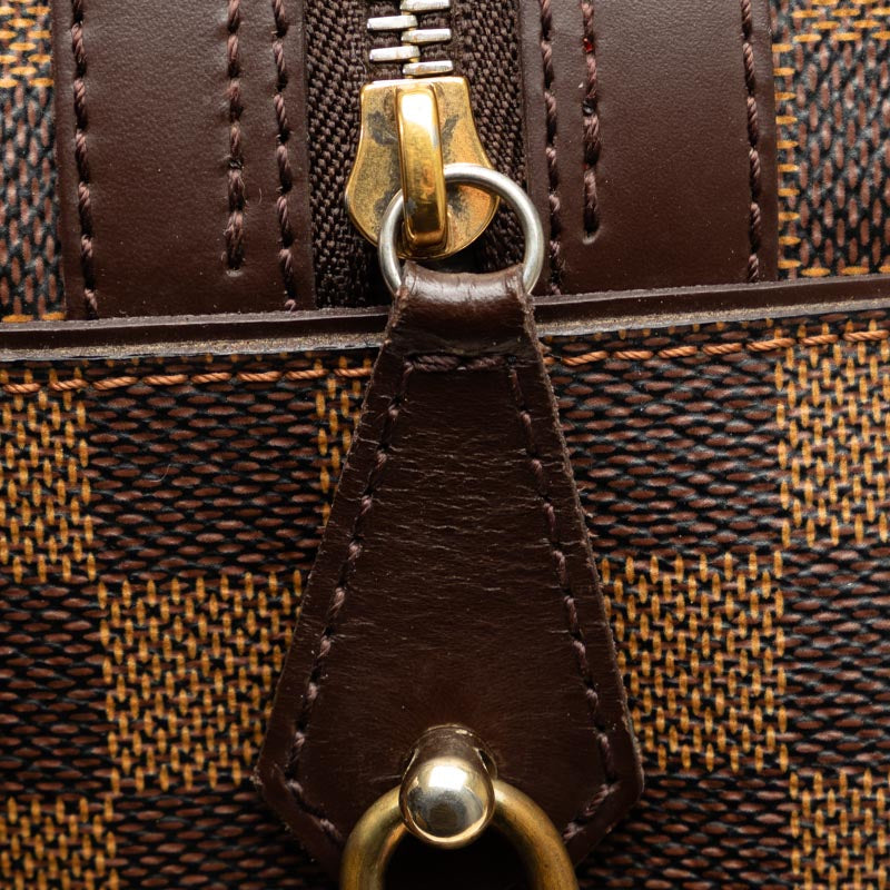 Louis Vuitton Damier Duomo Handbag Boston Bag N60008 Brown