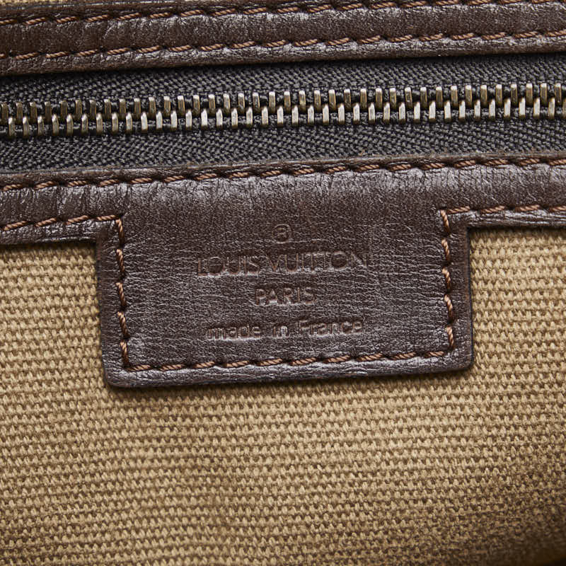 Louis Vuitton Business Bag M92532 Cafe Brown Leather Men's