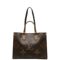Louis Vuitton Monogram Giant Reverse M45321 Handbag PVC Brown