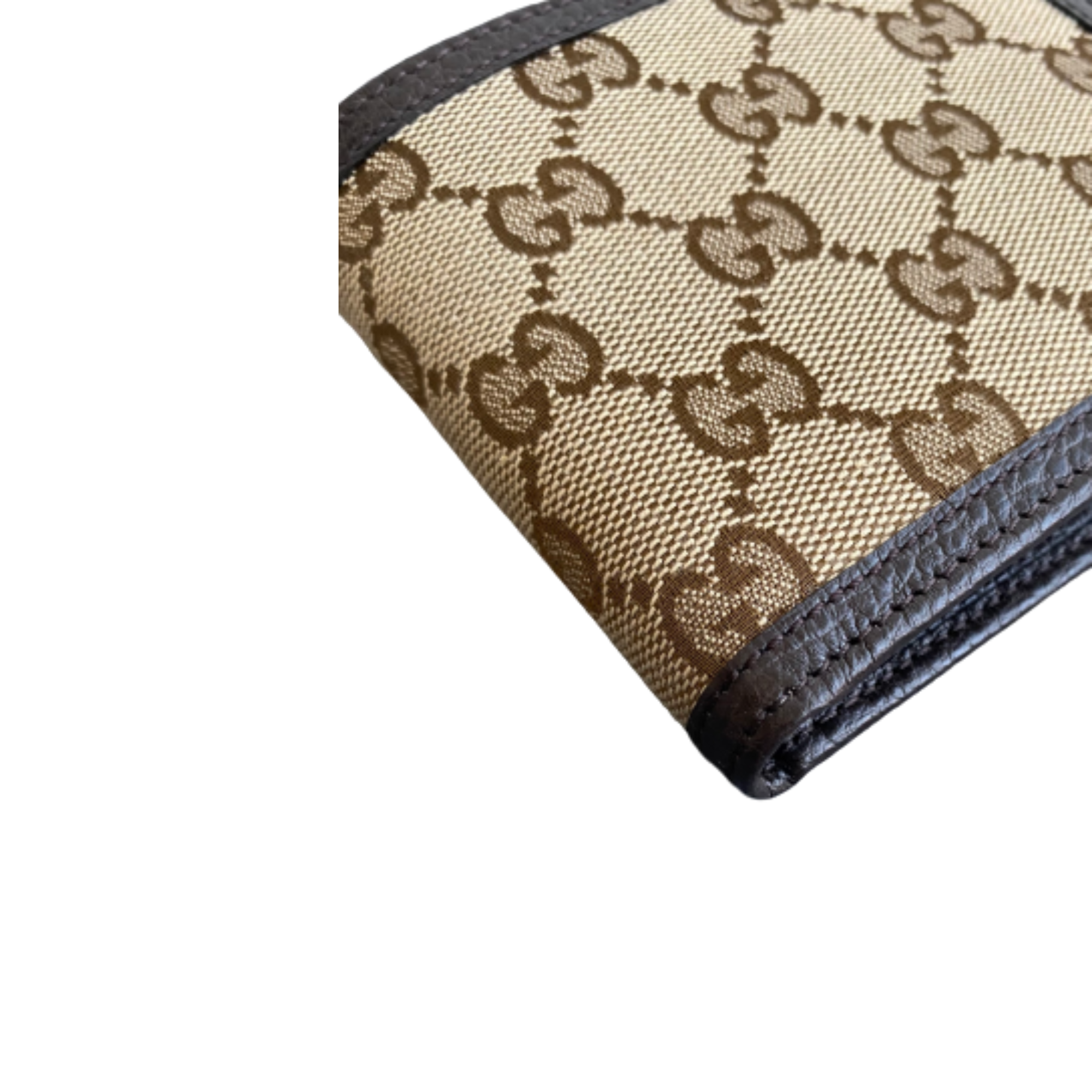Gucci Brown Canvas  wallet accessories