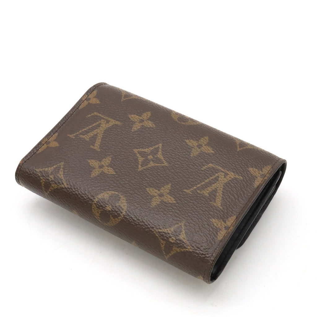 Louis Vuitton Monogram Portefeuille Flower Compact Trifold Wallet M62578