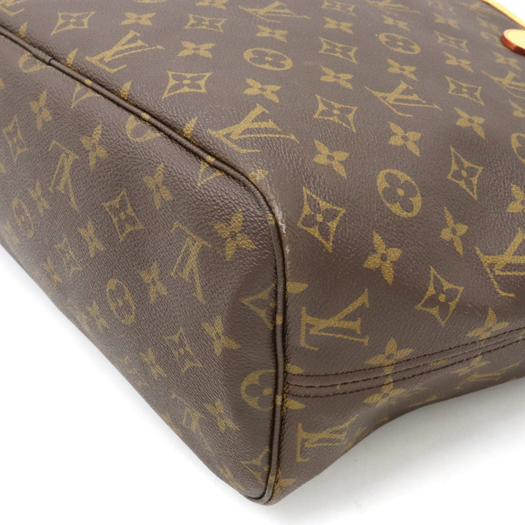 Louis Vuitton Monogram Neverfull MM Tote Bag M40156