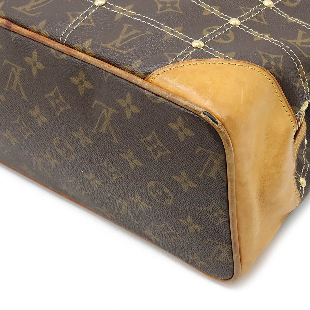 Louis Vuitton Monogram Rivet Shoulder Bag M40140