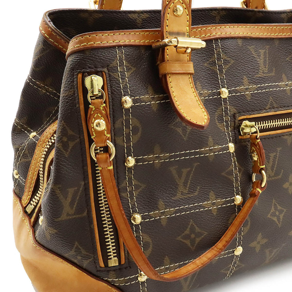 Louis Vuitton Monogram Rivet Shoulder Bag M40140