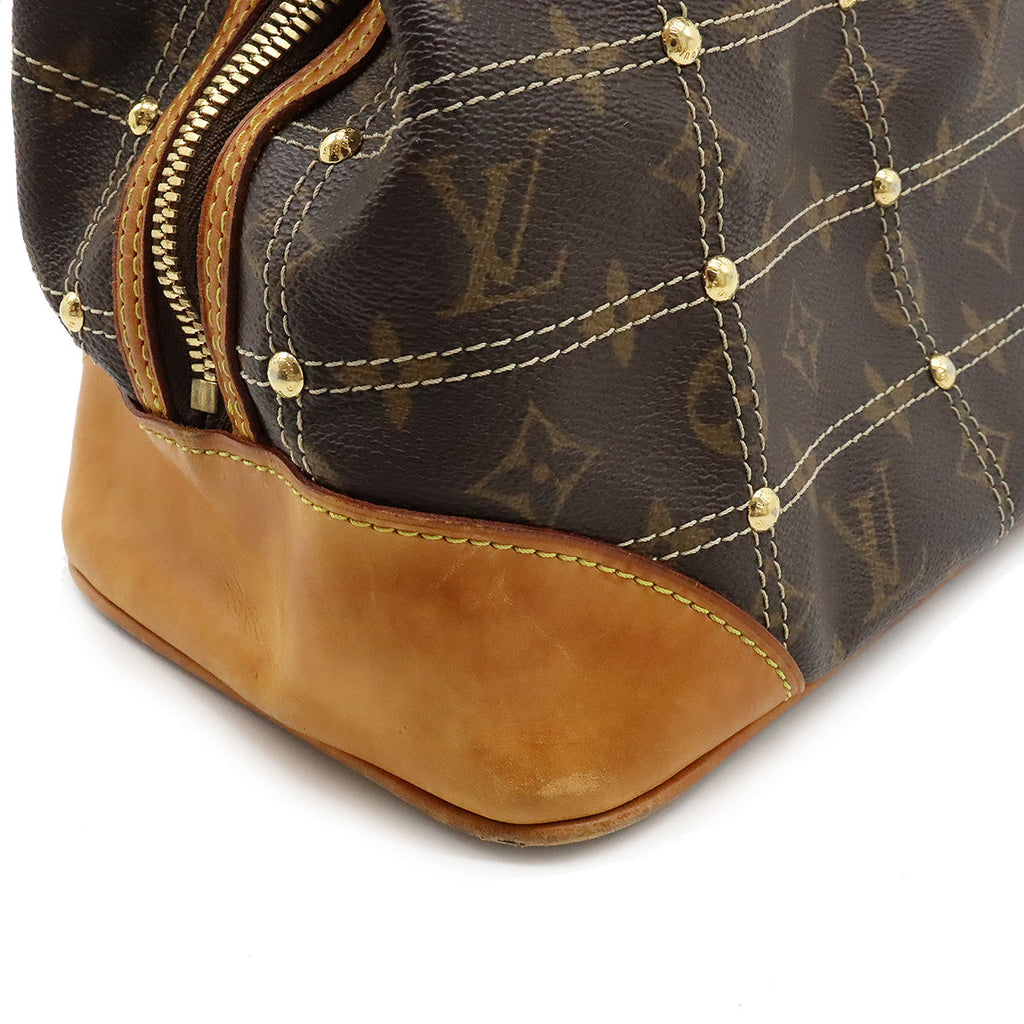 Louis Vuitton Monogram Rivet Shoulder Bag M40140