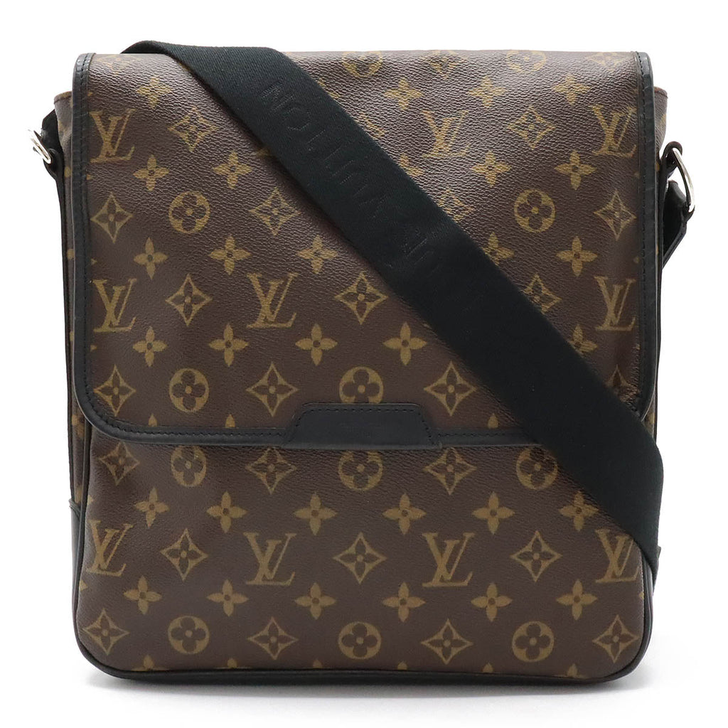 Louis Vuitton Monogram Macassar Bus MM Messenger Bag M56715