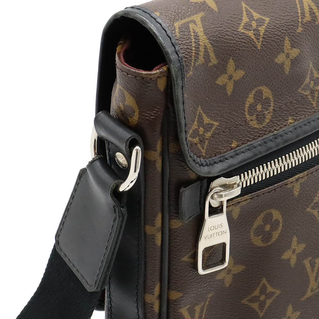 Louis Vuitton Monogram Macassar Bus MM Messenger Bag M56715