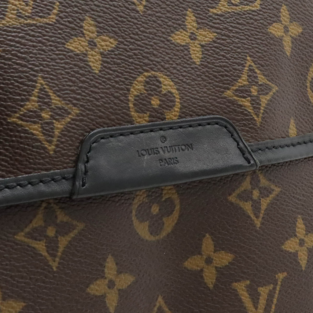 Louis Vuitton Monogram Macassar Bus MM Messenger Bag M56715