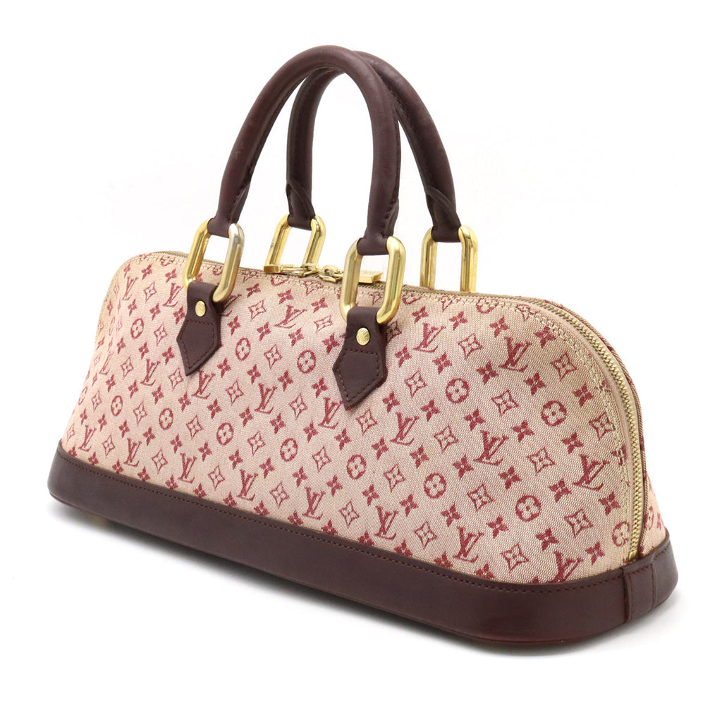 Louis Vuitton Monogram Mini Alma Horizontal Cherry Red M92207