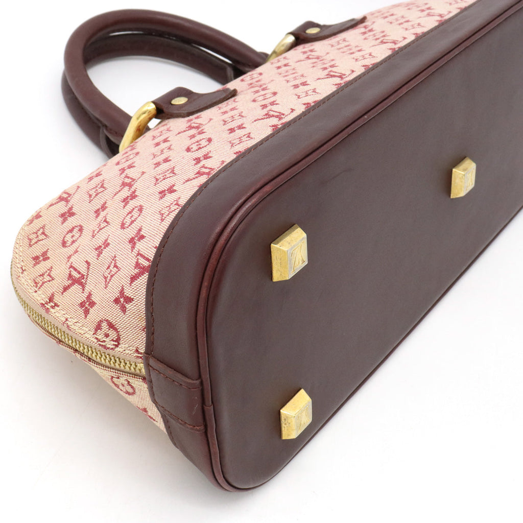 Louis Vuitton Monogram Mini Alma Horizontal Cherry Red M92207