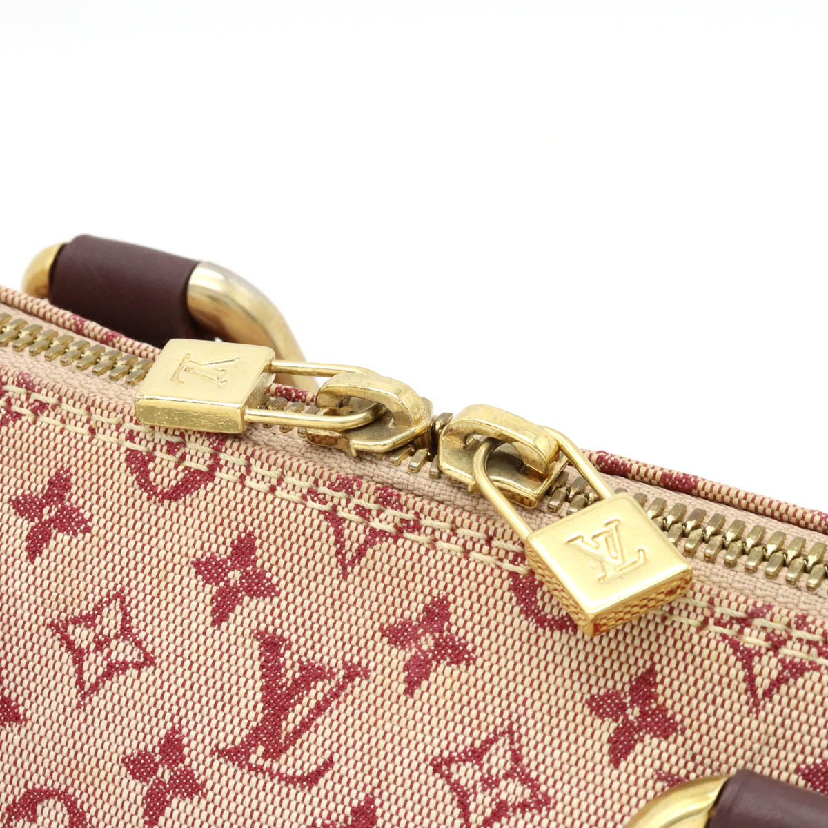 Louis Vuitton Monogram Mini Alma Horizontal Cherry Red M92207