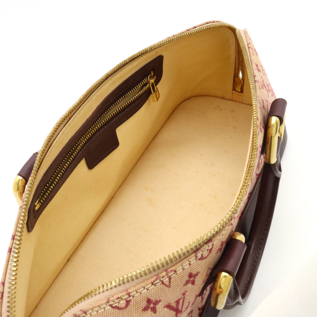 Louis Vuitton Monogram Mini Alma Horizontal Cherry Red M92207