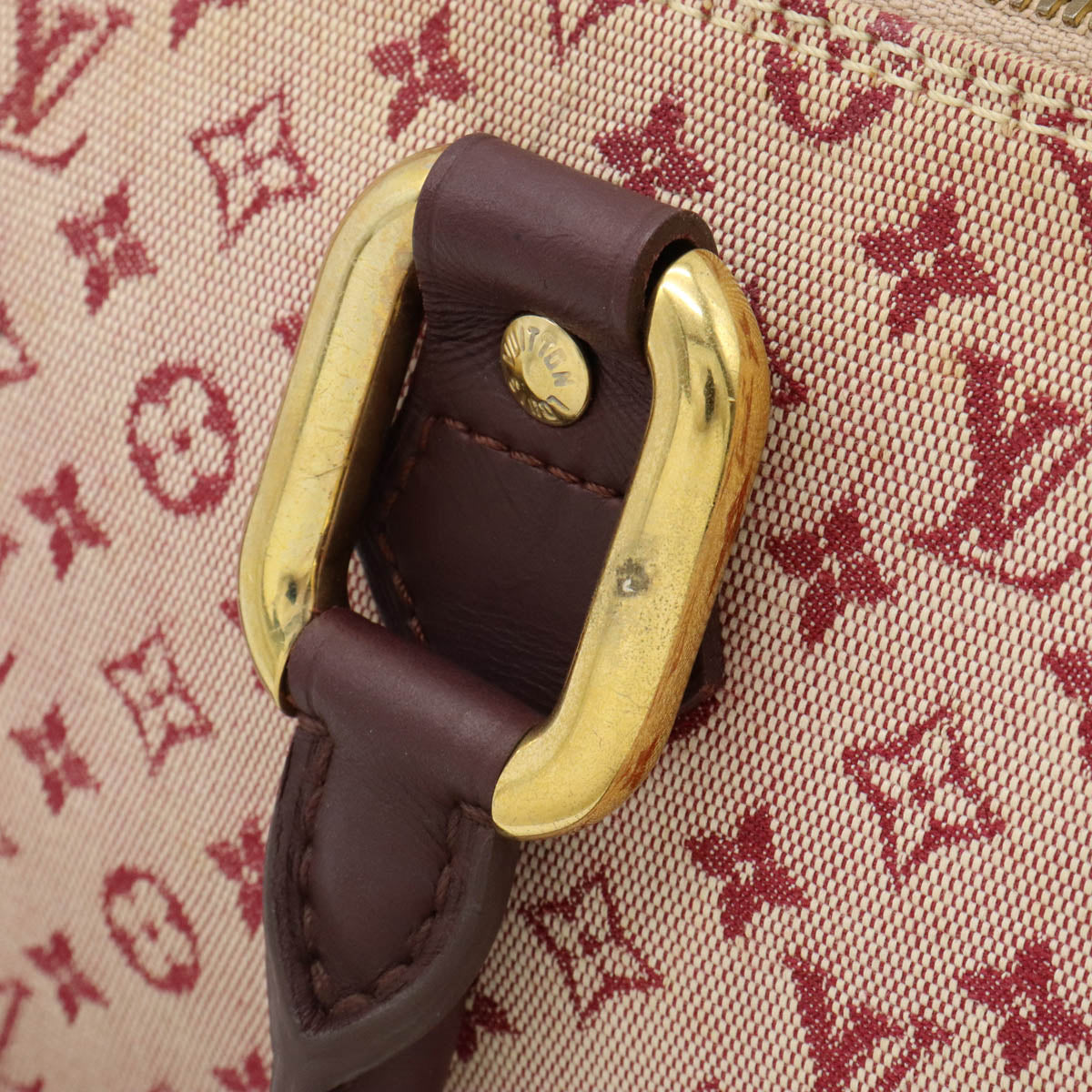 Louis Vuitton Monogram Mini Alma Horizontal Cherry Red M92207