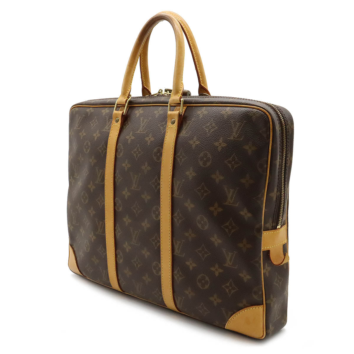 Louis Vuitton Monogram Porte de Cumin Voyage Document Bag M53361