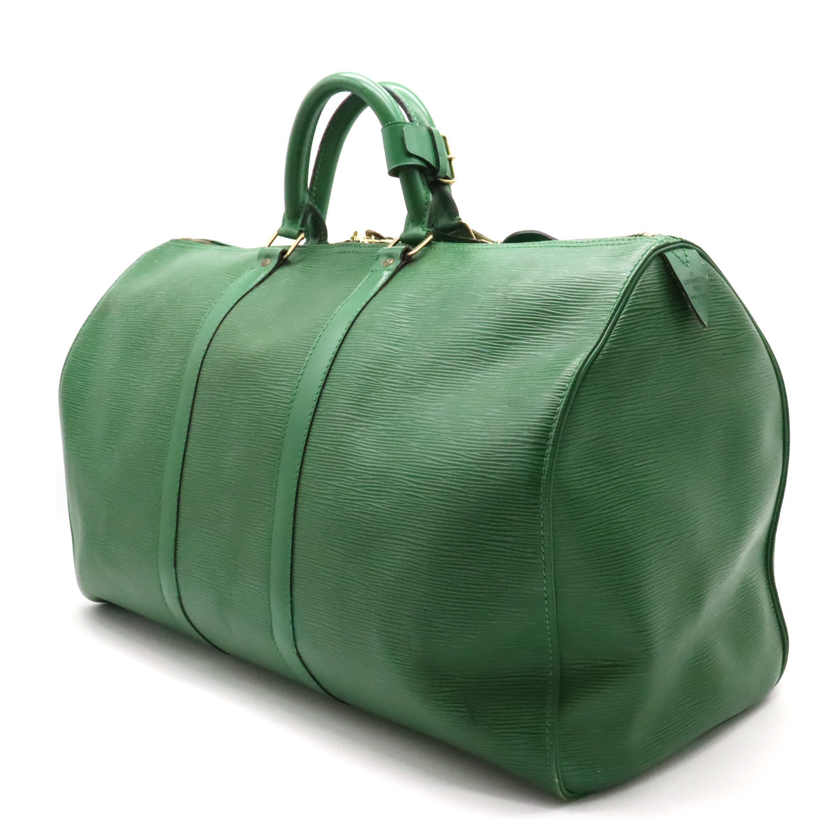 Louis Vuitton Epi Keepall 50 Travel Bag Borneo Green M42964
