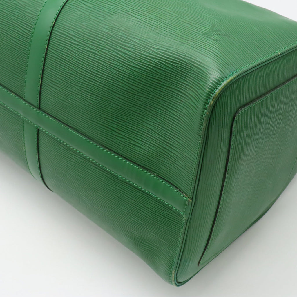 Louis Vuitton Epi Keepall 50 Travel Bag Borneo Green M42964