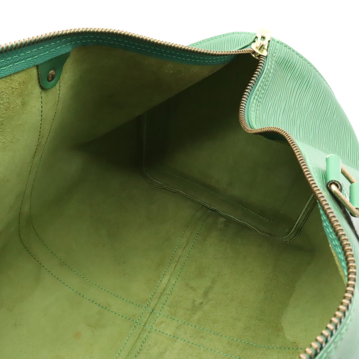 Louis Vuitton Epi Keepall 50 Travel Bag Borneo Green M42964