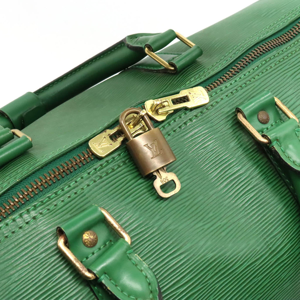 Louis Vuitton Epi Keepall 50 Travel Bag Borneo Green M42964
