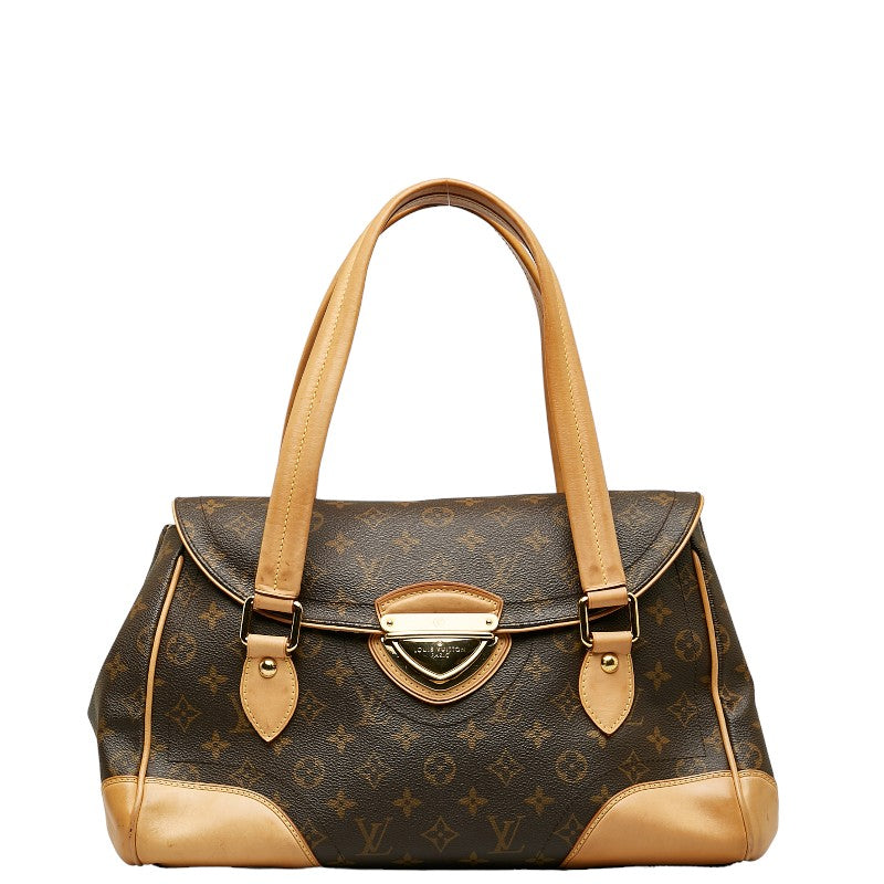 Louis Vuitton Monogram Beverly GM Handbags M40120 Brown PVC Leather Ladies Louis Vuitton