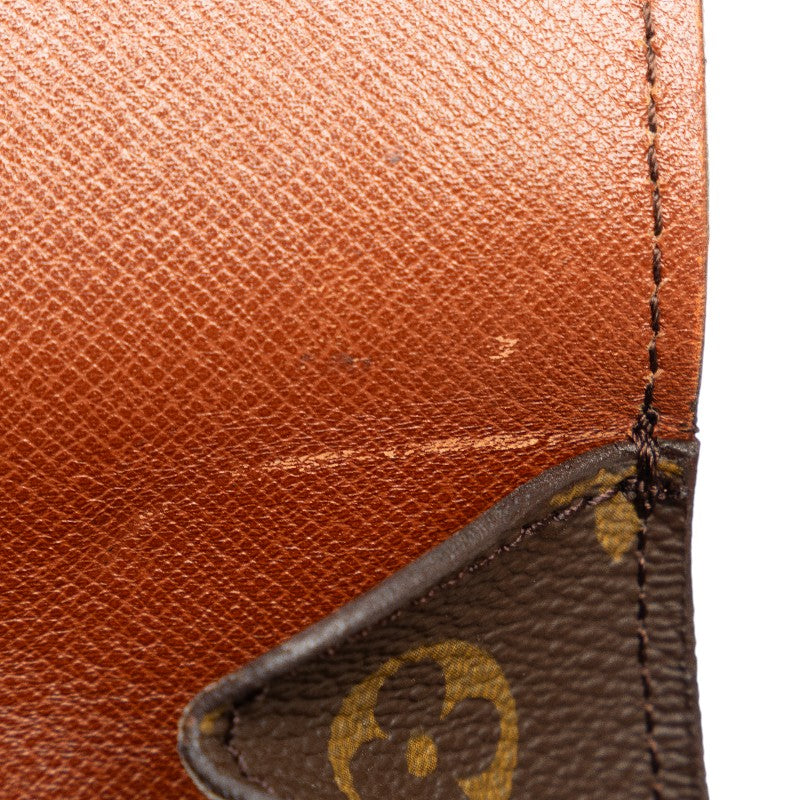 Louis Vuitton Monogram Saint-Cloud MM Shoulder Bag M51243 Brown