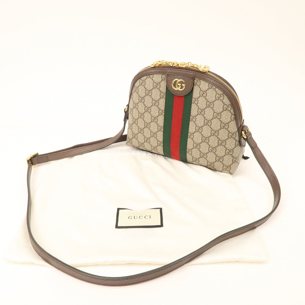 GUCCI Ophidia GG Supreme Leather Shoulder Bag 499621