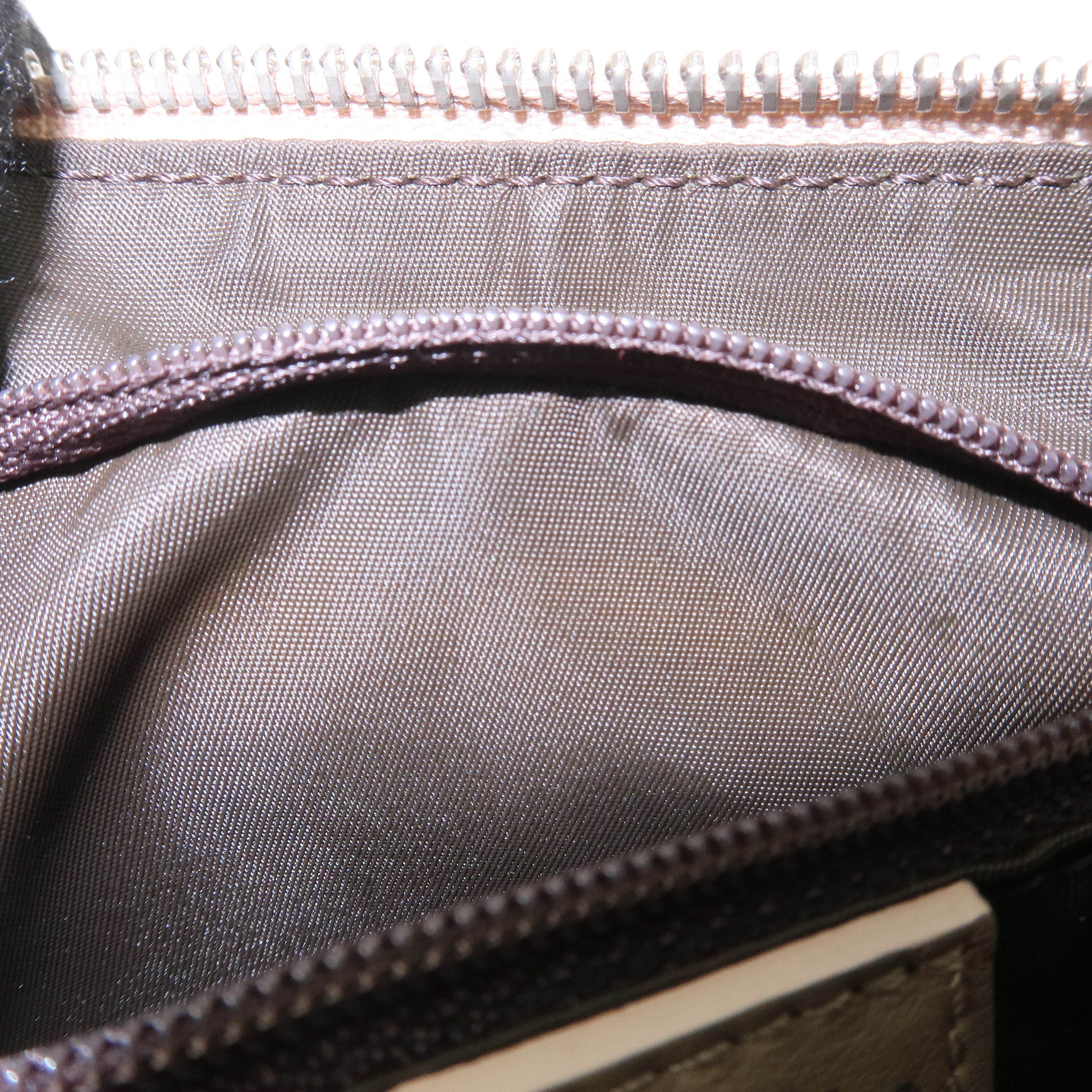 Christian Dior Trotter Nylon Leather Shoulder Bag Beige