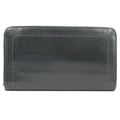 Louis Vuitton Black Leather Zippy organizer wallet accessories