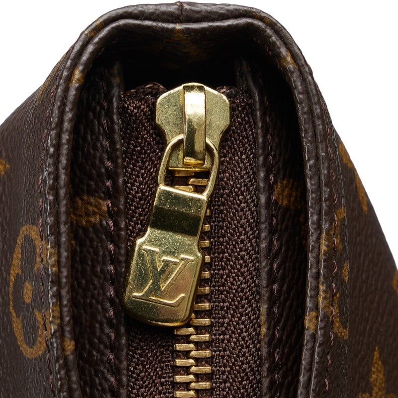 Louis Vuitton Monogram M51151 Shoulder Bag PVC/Leather Brown