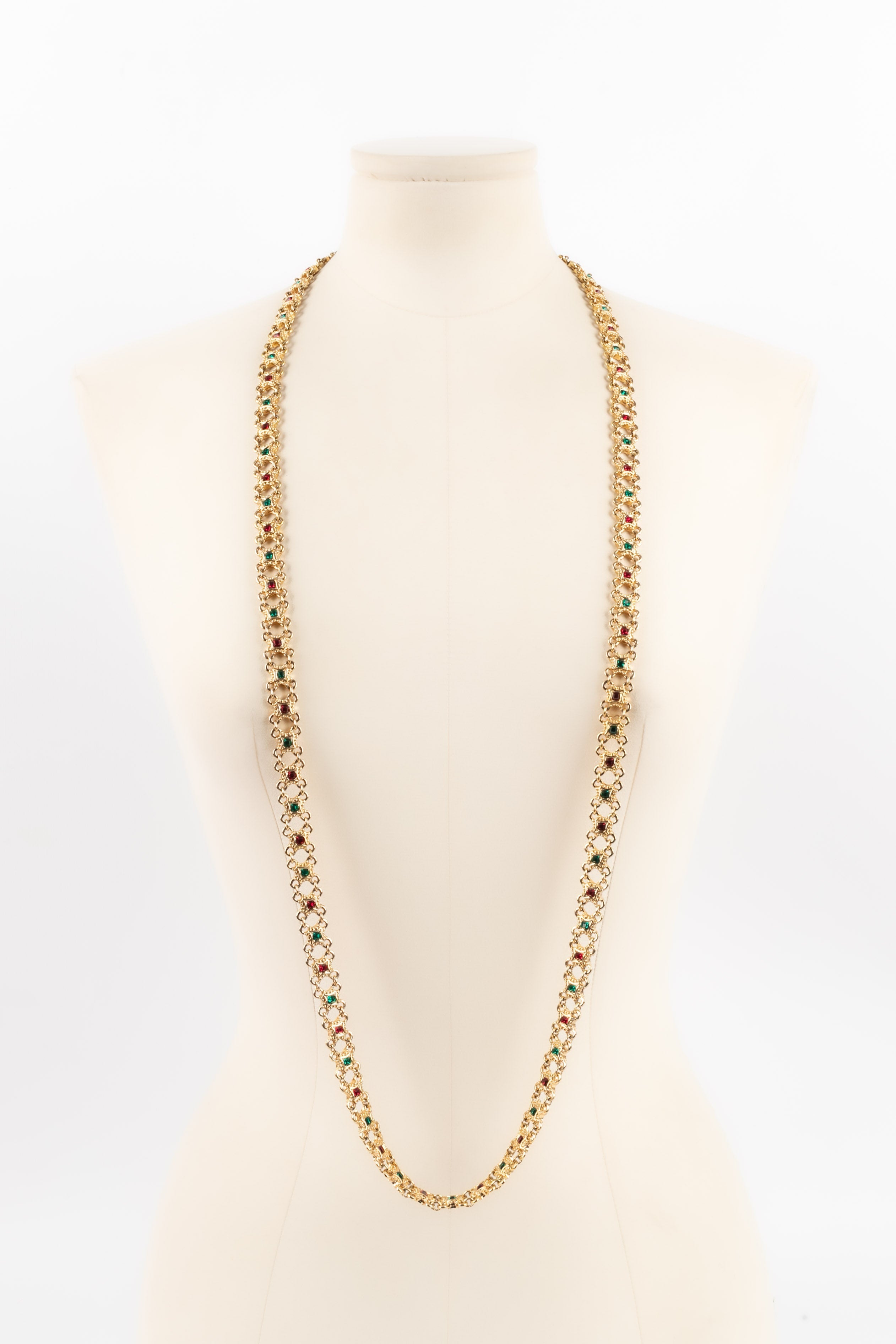 Long collier articulé Dior