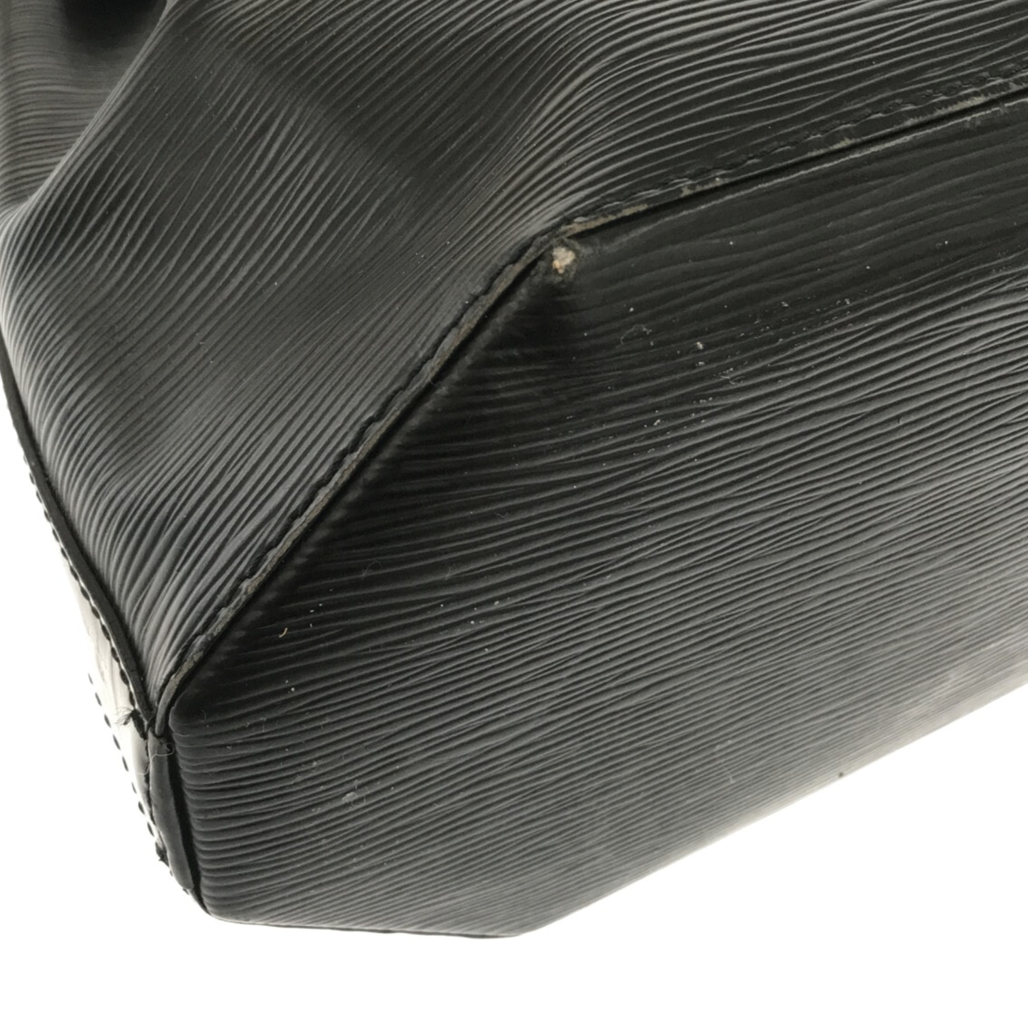 Louis Vuitton Black Leather Sac d'epaule shoulder bag