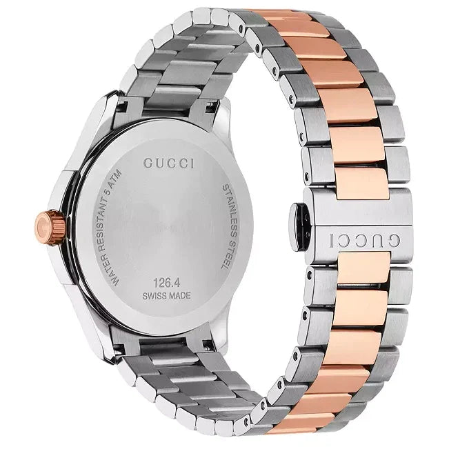 Gucci G-Timeless Unisex Two-Tone Watch YA126446