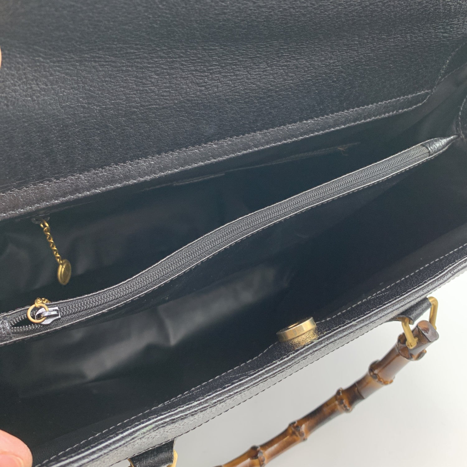 Gucci Vintage Black Suede Leather Princess Diana Maxi XL Tote Bag