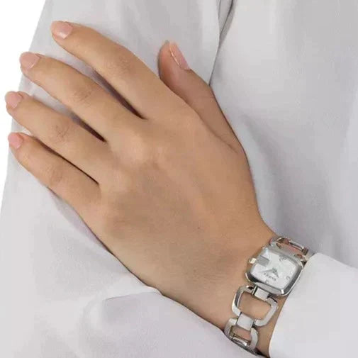 Gucci G-Gucci Mother of Pearl and Diamond Watch YA125502