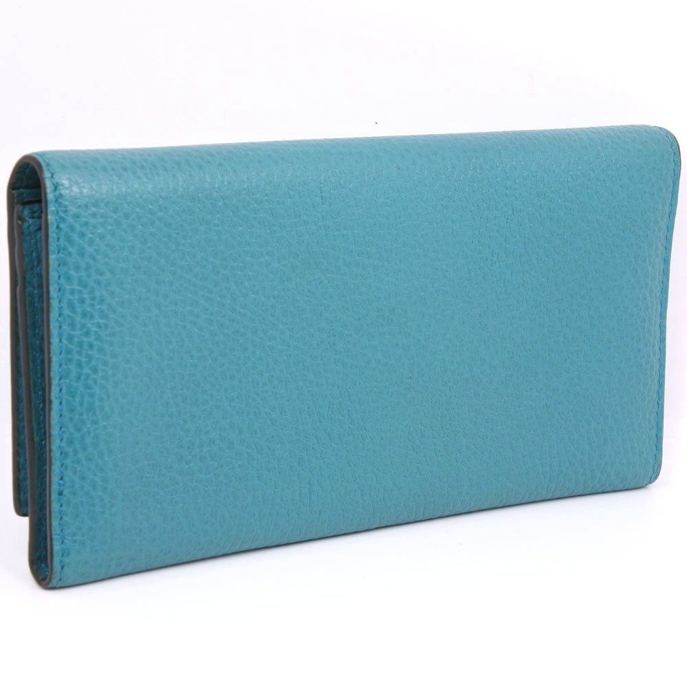 Gucci Blue Leather Interlocking G wallet accessories