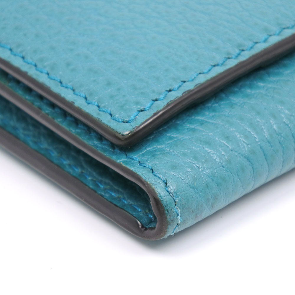 Gucci Blue Leather Interlocking G wallet accessories