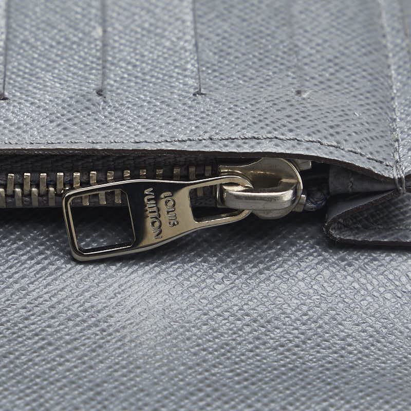 Louis Vuitton Tiger Portfolio Braza Long Wallet M32653 Gray Glassier Leather Men LOUIS VUITTON