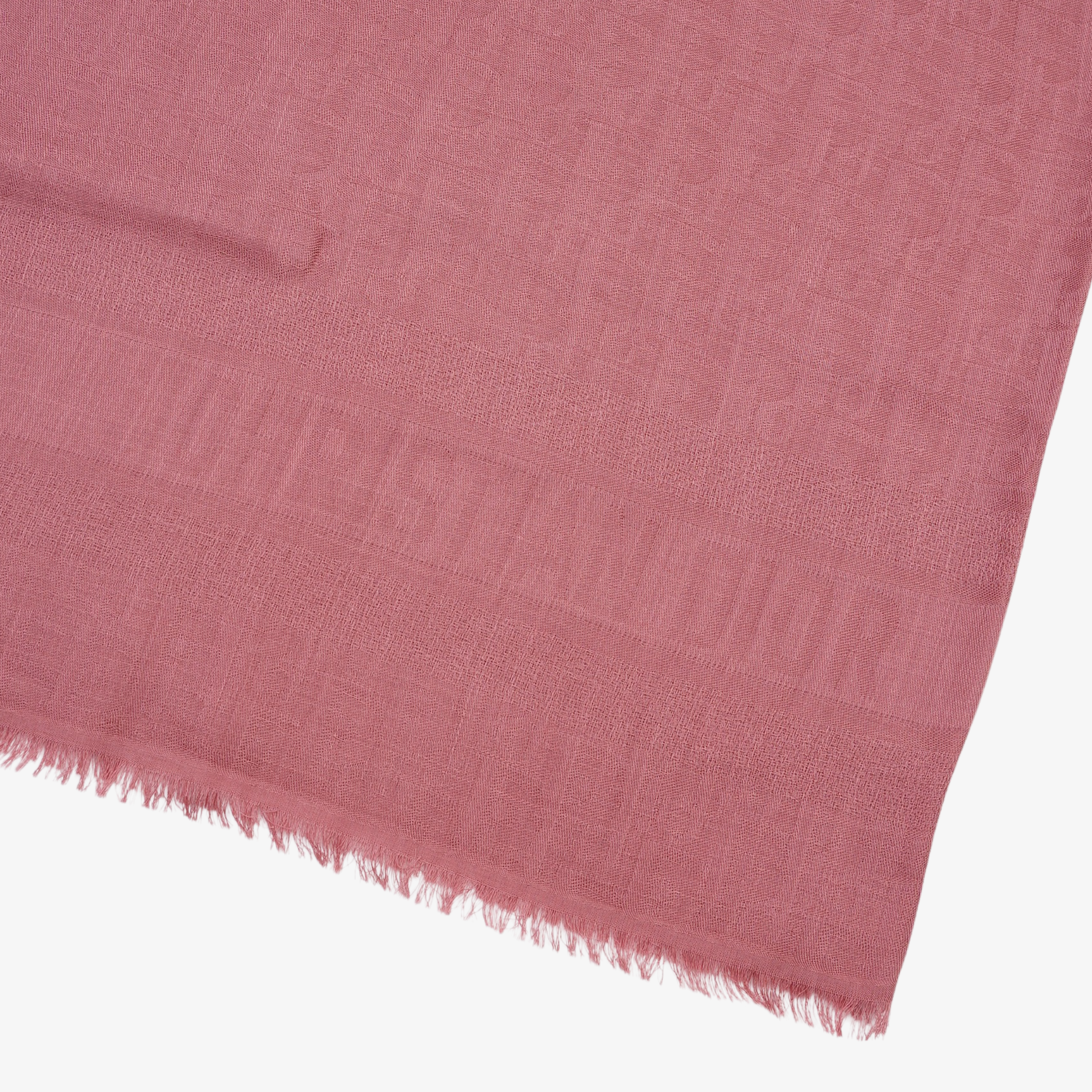 Dior Womens Oblique Scarf Pink