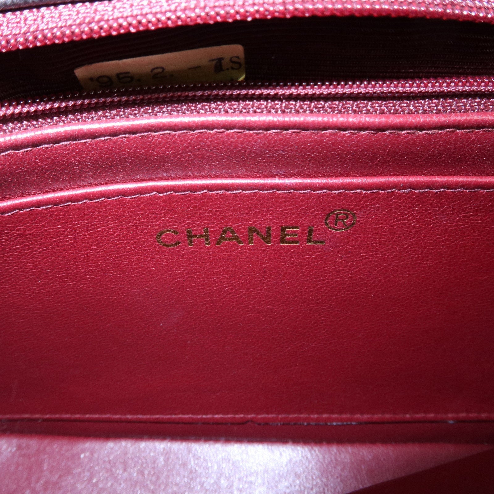 CHANEL Matelasse Lambskin Diana Chain Shoulder Bag Black A01165