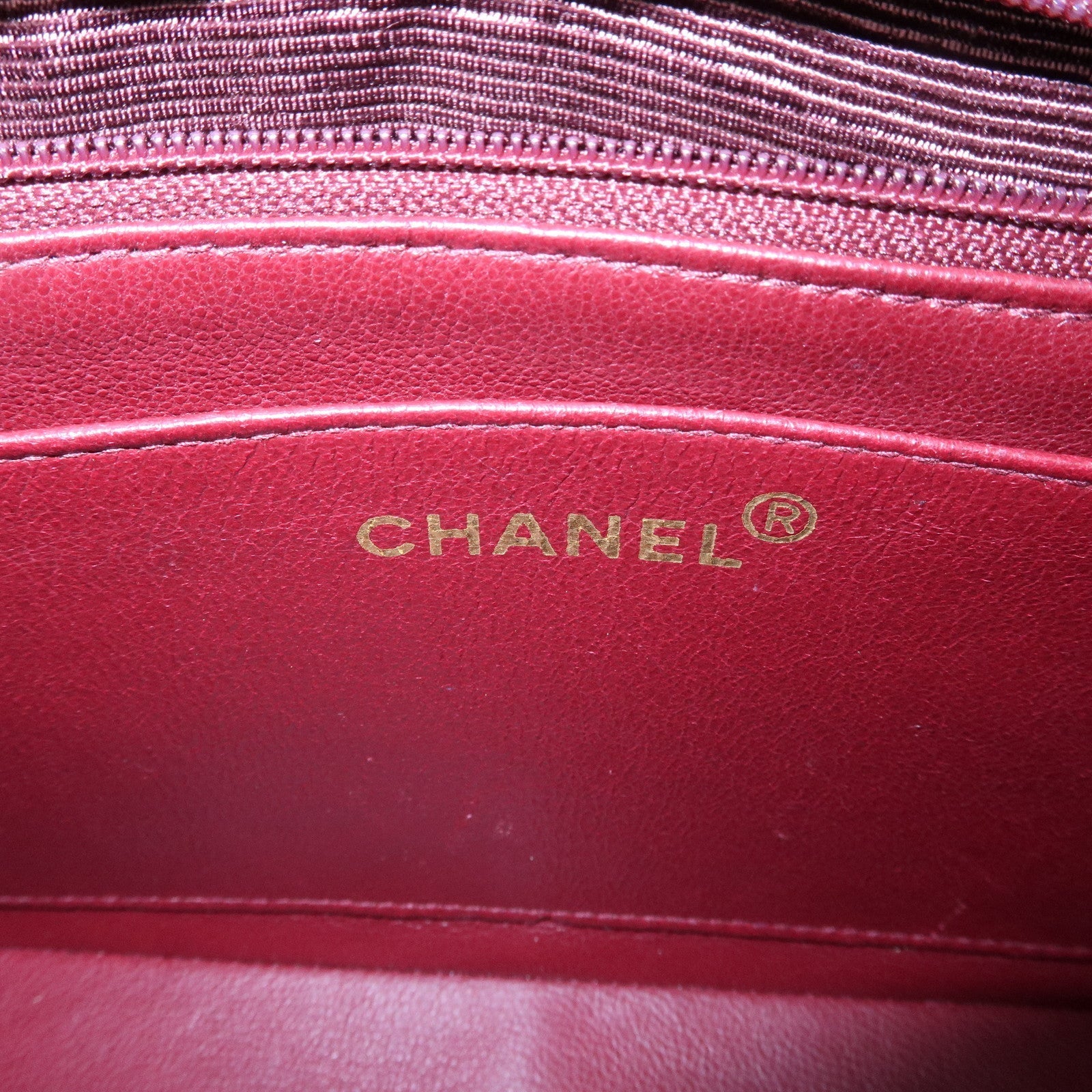 CHANEL Matelasse Lambskin Diana Chain Shoulder Bag Black A01165