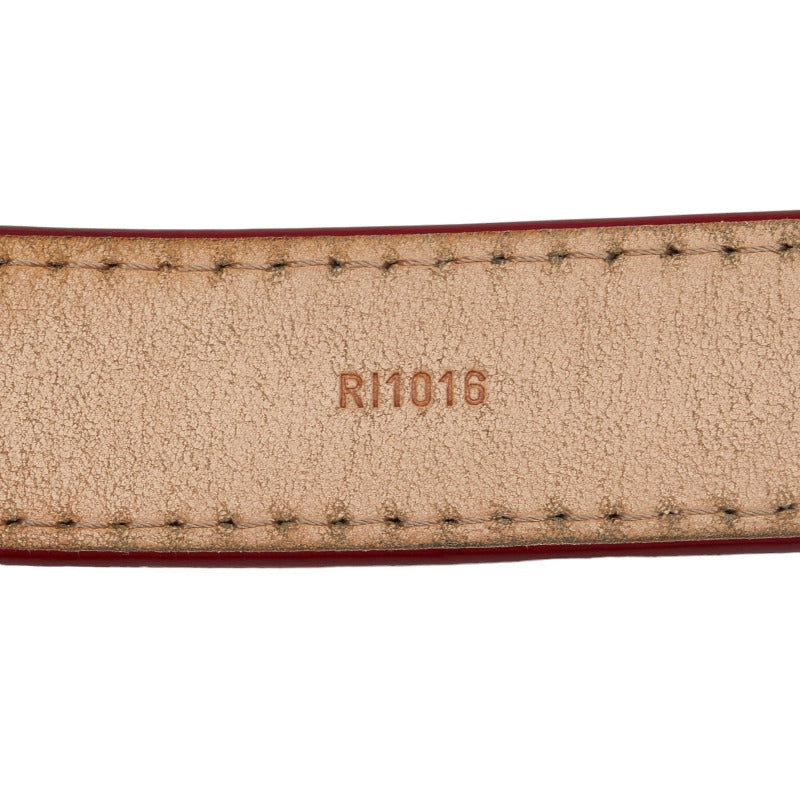 Louis Vuitton Sanctuary Belt in Monogram Vernis Pompadour Red M6980U