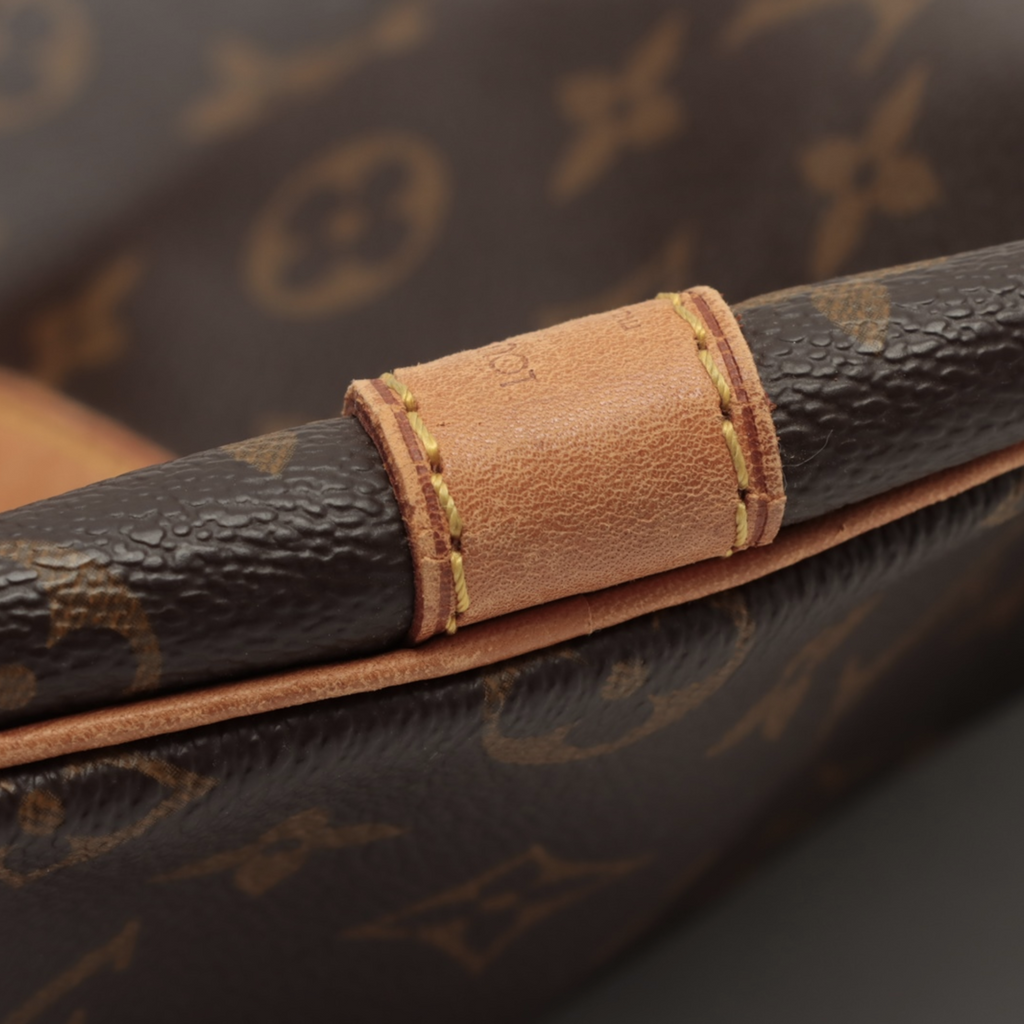 Louis Vuitton Brown Canvas Keepall Bandouli√®re 55 handbag bag
