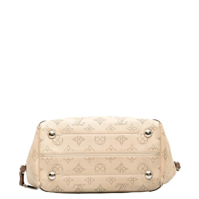 Louis Vuitton Monogram Machina M51950 Handbag Leather Crem Beige Ladies