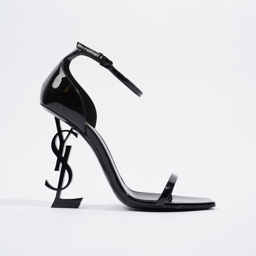 Saint Laurent Opyum 110 Black Patent Leather EU 37 UK 4