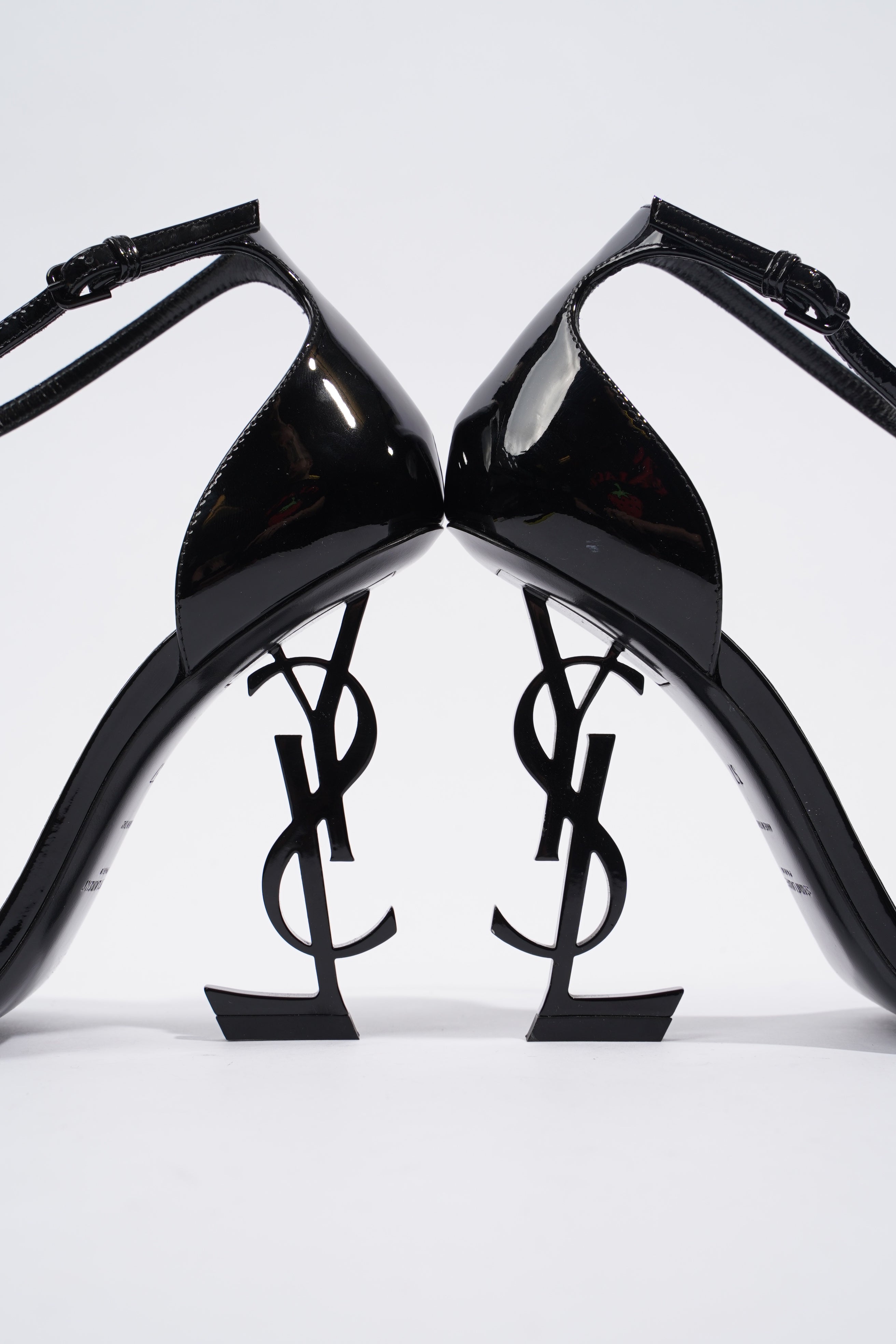 Saint Laurent Opyum 110 Black Patent Leather EU 37 UK 4