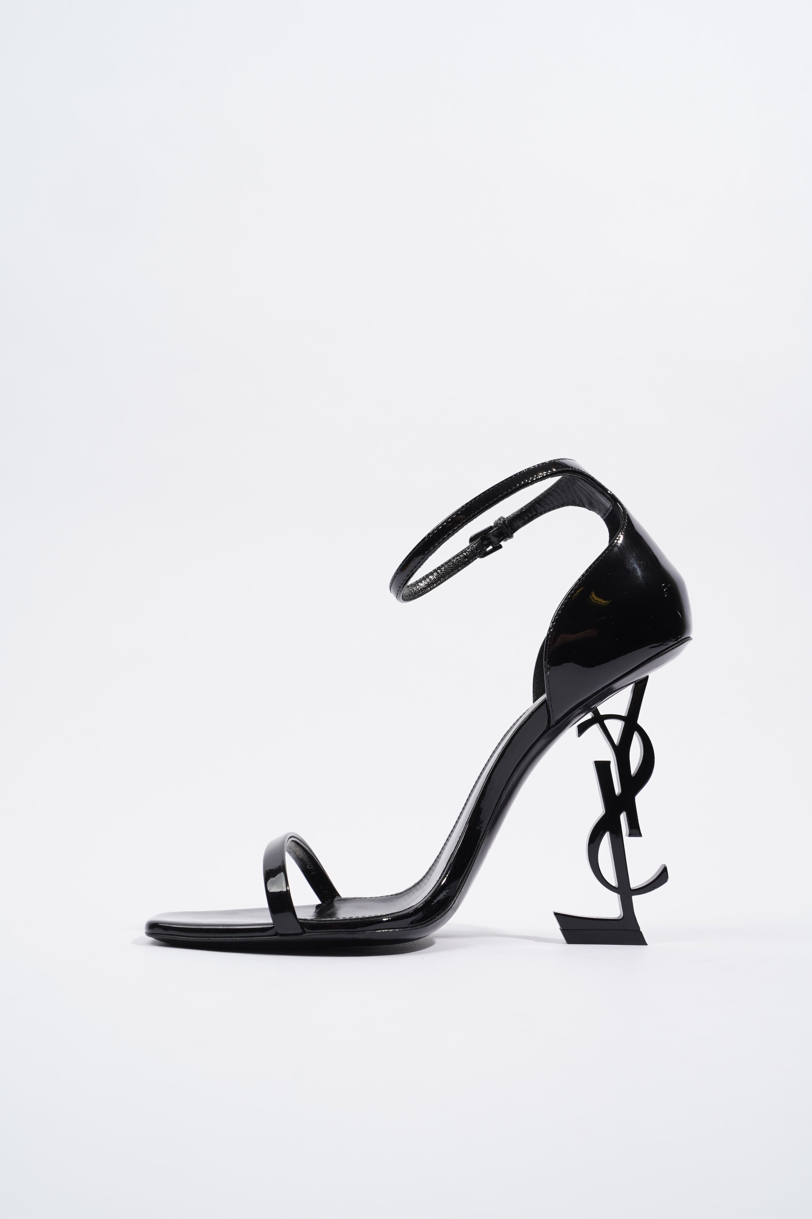 Saint Laurent Opyum 110 Black Patent Leather EU 37 UK 4